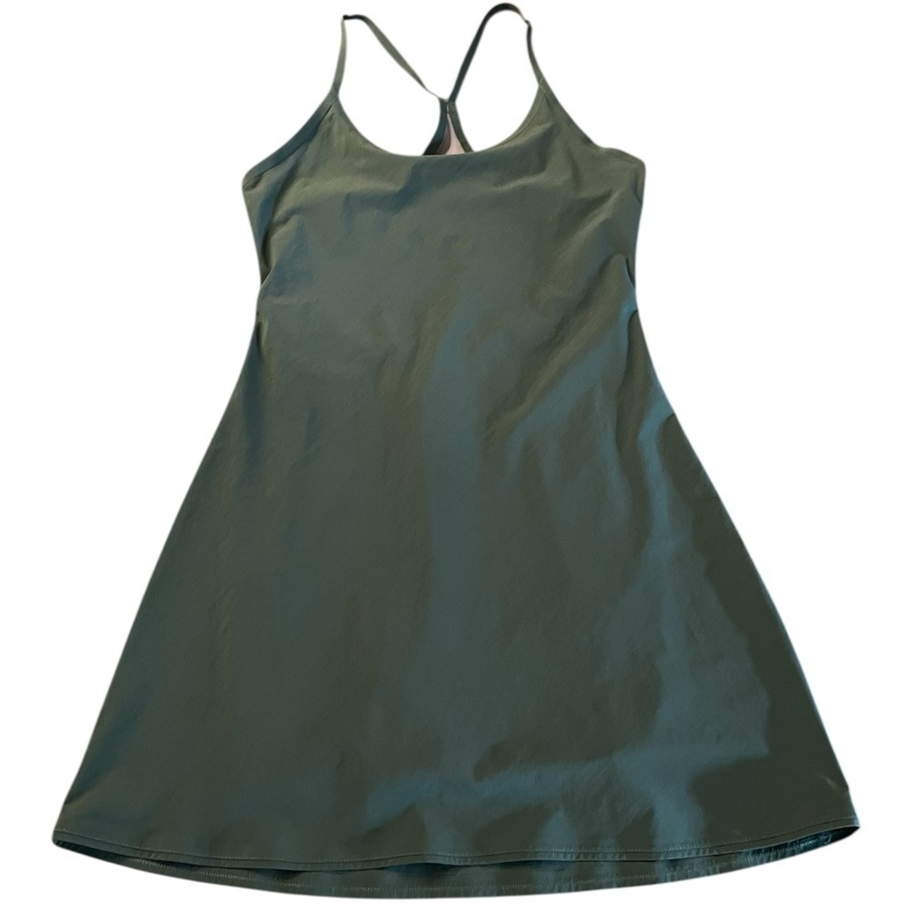 Outdoor Voices Army Green Athletic Dress Size Small